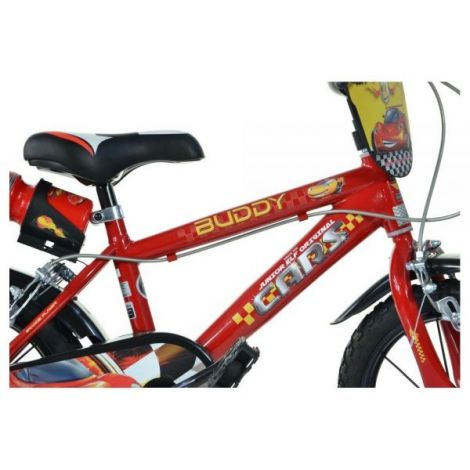 Bicicleta copii 4-6 ani, 16 inch, Cars, Dino Bikes DB416UCR - poza 3