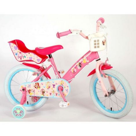 Bicicleta copii 4-6 ani, 16 inch, Disney Princess, E&L Cycles 21609CHIT - poza 2