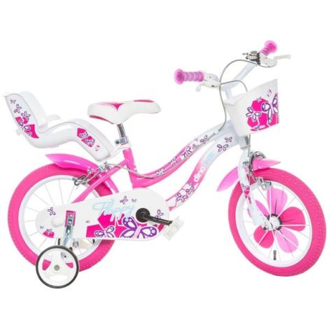 Bicicleta copii 4-6 ani, 16 inch, Flappy Roz, Dino Bikes DB51602 - poza 1