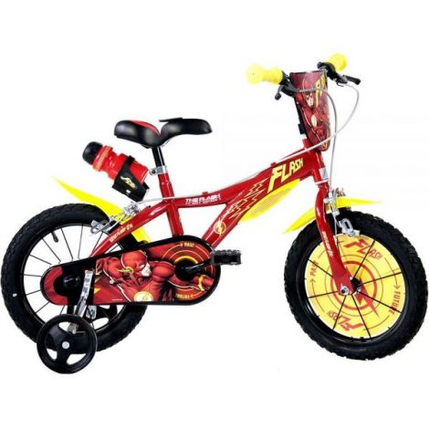 Bicicleta copii 4-6 ani, 16 inch, Flash, Dino Bikes DB616FH - poza 1