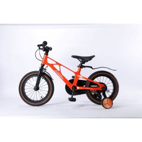Bicicleta copii 4-6 ani, 16 inch, Lamborghini Cadru Magneziu Portocalie, Mesuca LBK00716ORG - poza 3