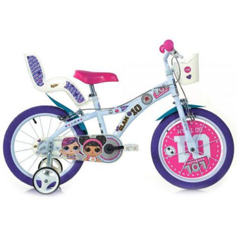 Bicicleta copii 4-6 ani, 16 inch, Lol , Dino Bikes DN 616GLOL - poza 1