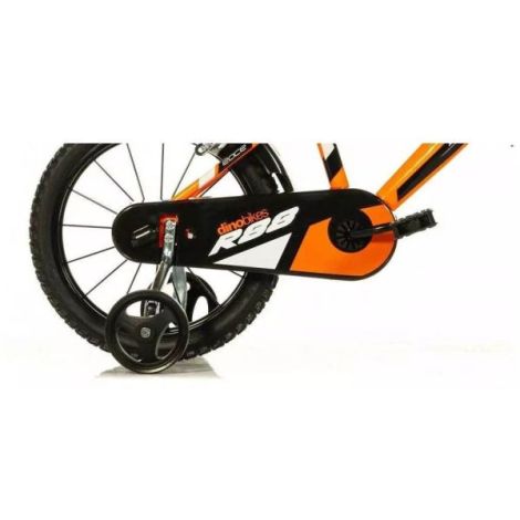 Bicicleta copii 4-6 ani, 16 inch, Portocaliu, Dino Bikes DB416U26R88 - poza 4