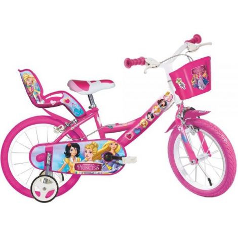Bicicleta copii 4-6 ani, 16 inch, Princess, Dino Bikes DB164RPRI - poza 1