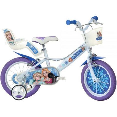 Bicicleta copii 4-6 ani, 16 inch, Snow Queen, Dino Bikes DB164RSQ - poza 1