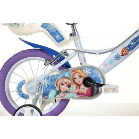 Bicicleta copii 4-6 ani, 16 inch, Snow Queen, Dino Bikes DB164RSQ - poza 2