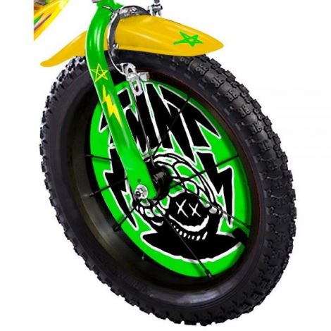 Bicicleta copii 4-6 ani, 16 inch, Testoasele Ninja, Dino Bikes DB616MNT - poza 2