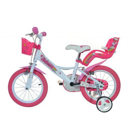 Bicicleta copii 4-6 ani, 16 inch, Unicorn, Dino Bikes DB164RUN - poza 2