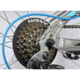 Bicicleta copii 9-12 ani, 24 inch, Spyke Scuba Bleu Citrus Orange Electric Blue, Silverback S74SB201566A - poza 3
