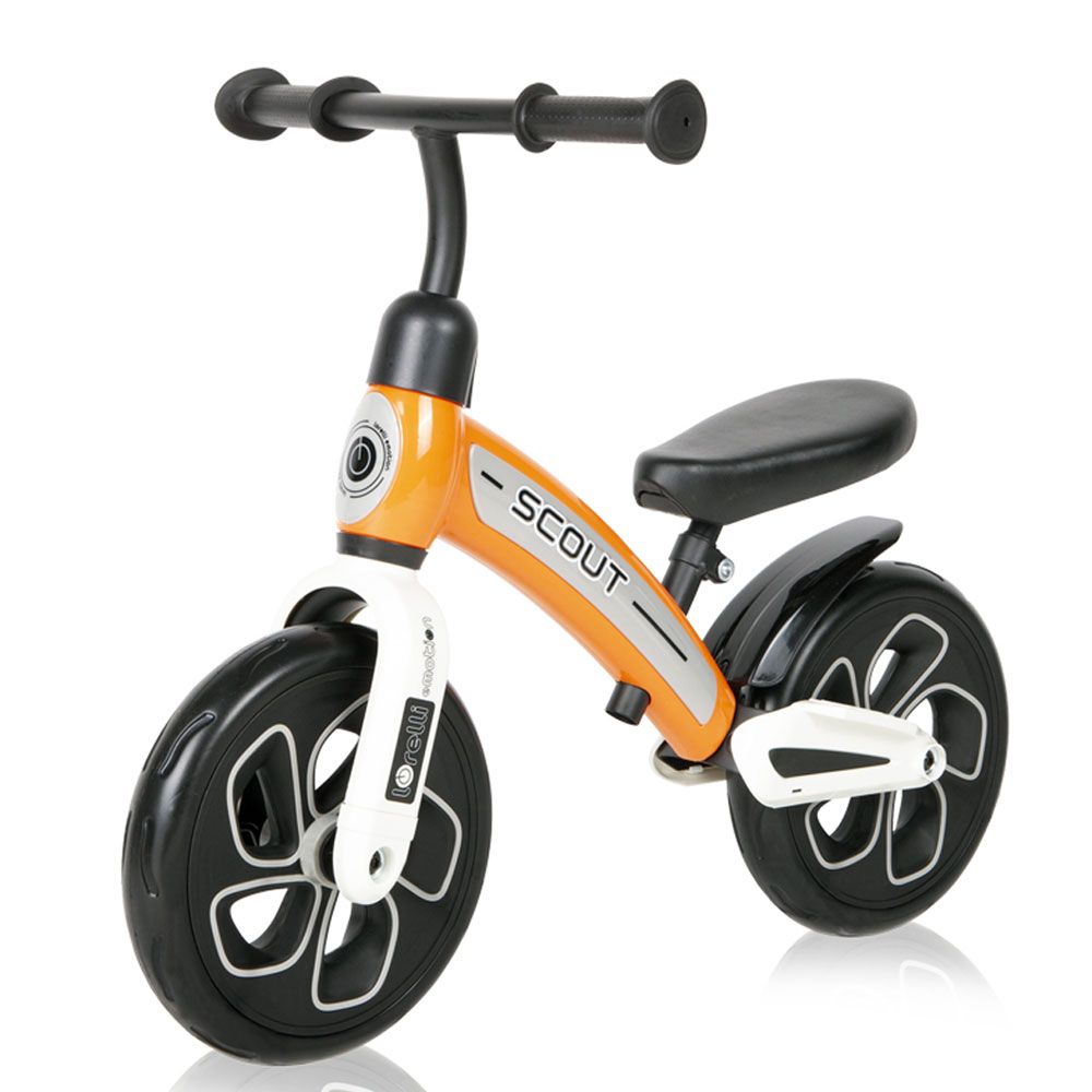 Bicicleta de echilibru fara pedale unisex 10 inch Lorelli Scout Portocalie - poza 1