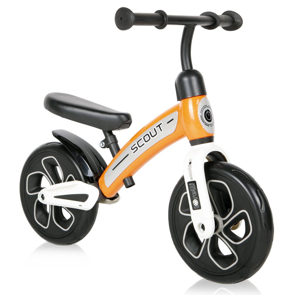 Bicicleta de echilibru fara pedale unisex 10 inch Lorelli Scout Portocalie - poza 3