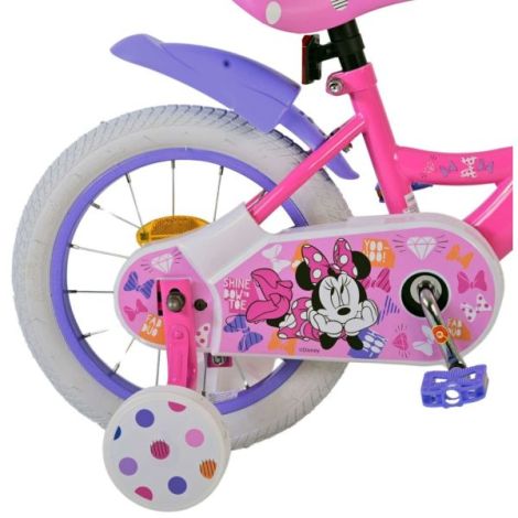 Bicicleta e-l minnie mouse 14 inch cutest ever nd - poza 2