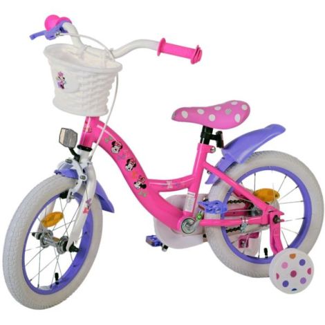 Bicicleta e-l minnie mouse 14 inch cutest ever nd - poza 3