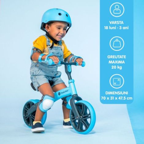 Bicicleta echilibru Yvolution Y Velo Junior Blue - poza 5