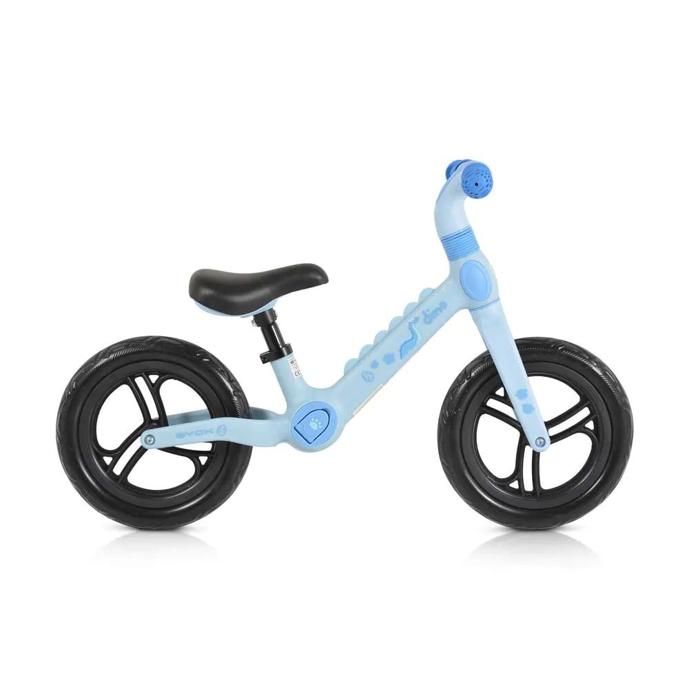 Bicicleta fara pedale 12 inch Byox Dino Albastru - poza 2