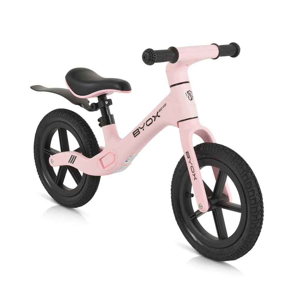 Bicicleta fara pedale 12 inch Byox Next Step Roz - poza 1
