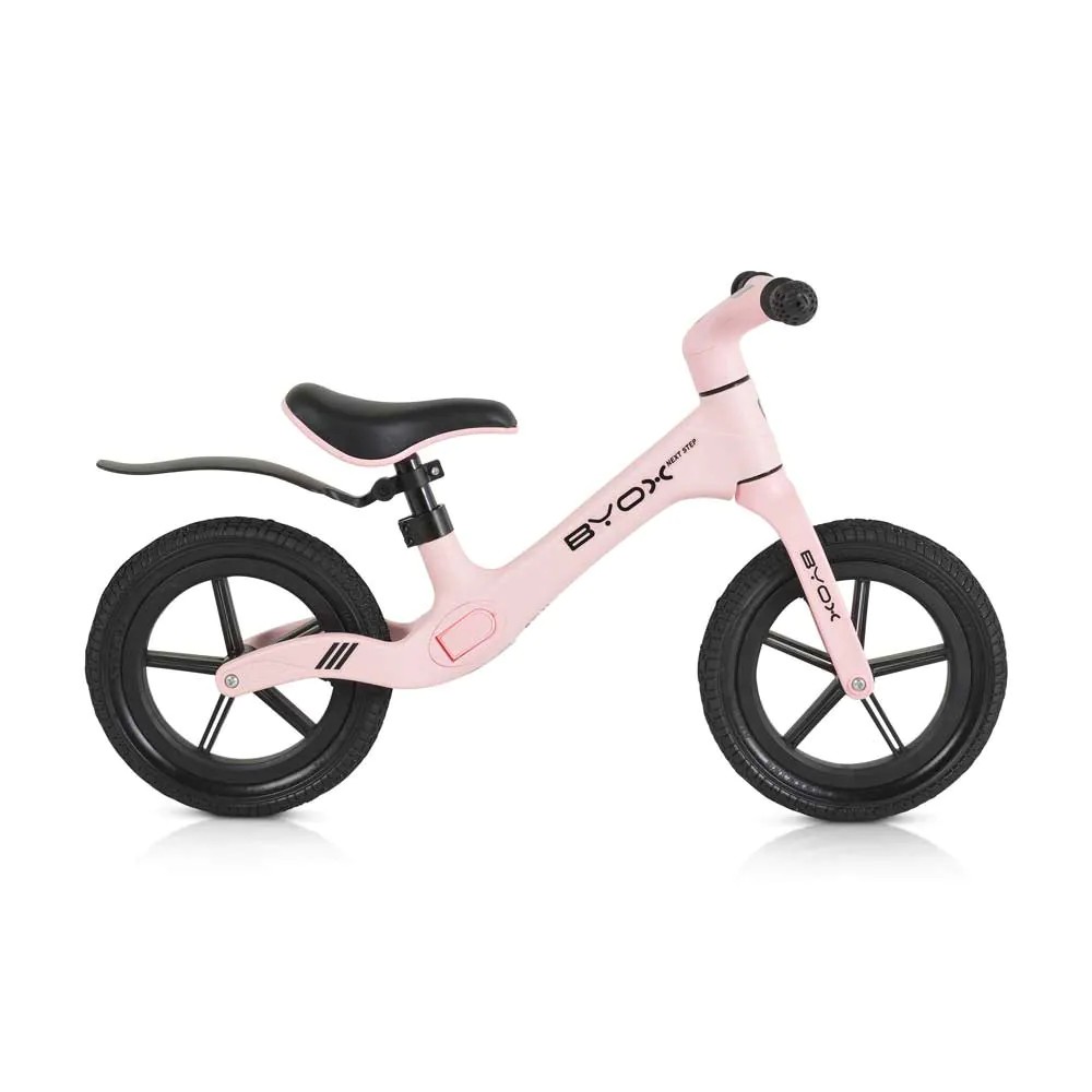 Bicicleta fara pedale 12 inch Byox Next Step Roz - poza 2