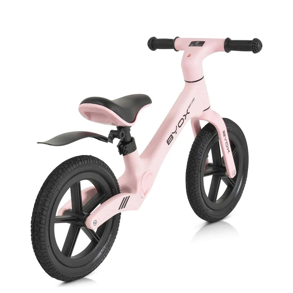 Bicicleta fara pedale 12 inch Byox Next Step Roz - poza 3