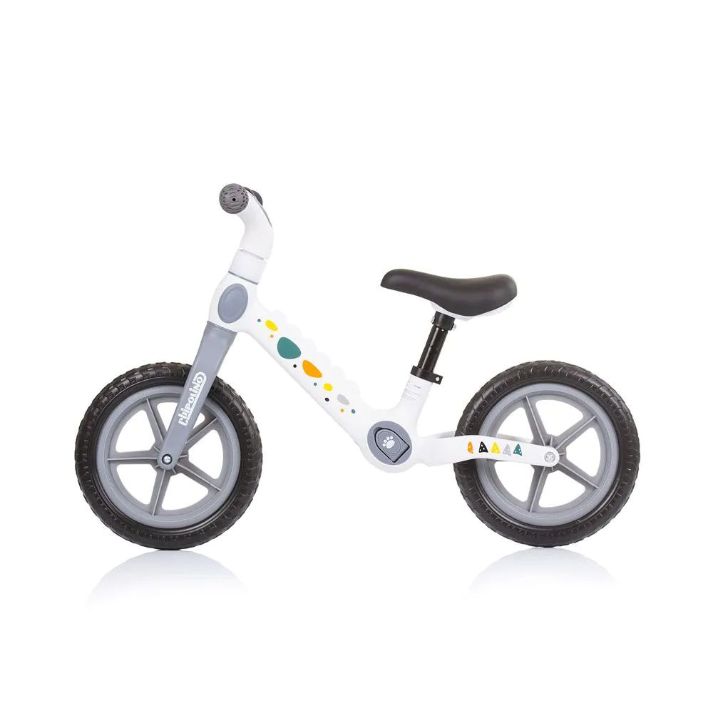 Bicicleta fara pedale Chipolino Balance Dino 2023 White Grey - poza 2