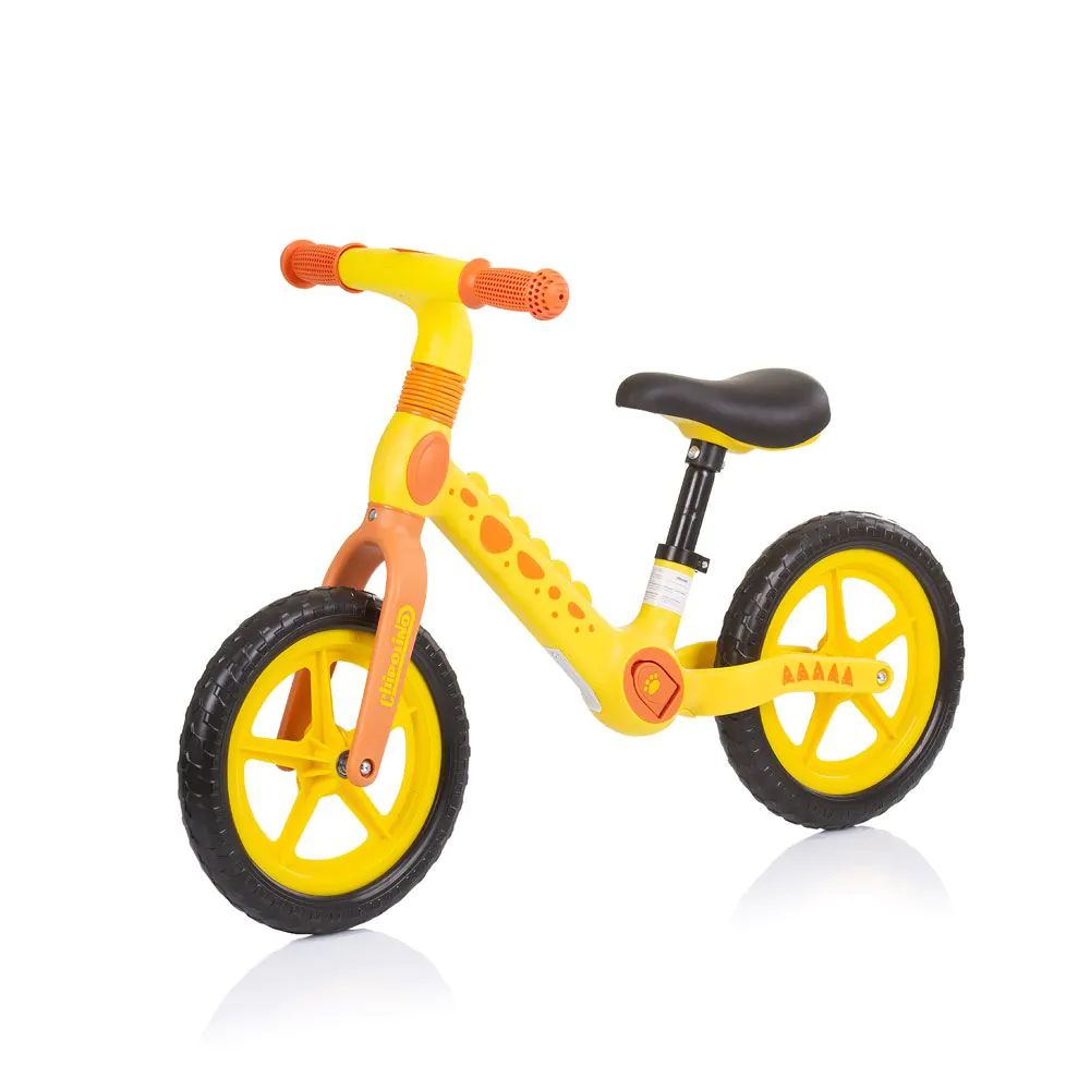 Bicicleta fara pedale Chipolino Balance Dino 2023 Yellow Orange - poza 1