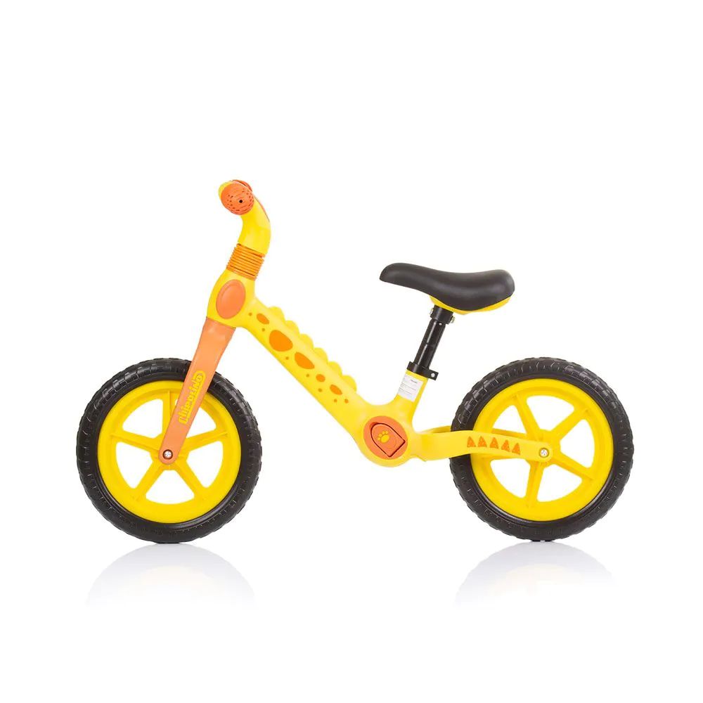 Bicicleta fara pedale Chipolino Balance Dino 2023 Yellow Orange - poza 2