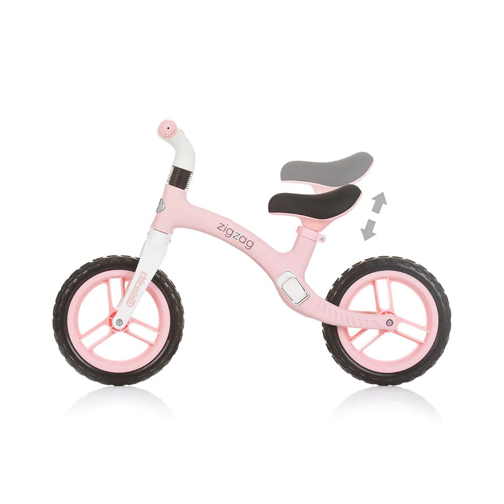 Bicicleta fara pedale Chipolino Zig Zag Pink - poza 3