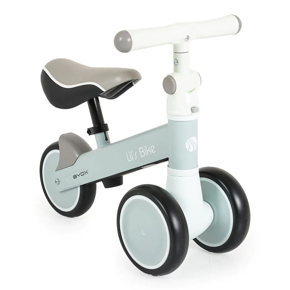 Bicicleta fara pedale cu 3 roti Byox Mini Balance Lil S 2025 Mint - poza 1