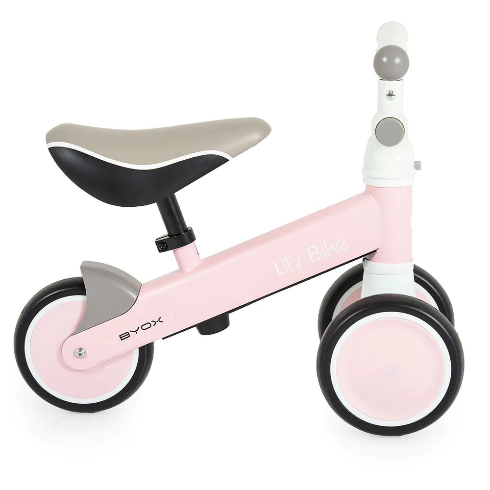 Bicicleta fara pedale cu 3 roti Byox Mini Balance Lil S 2025 Roz - poza 2