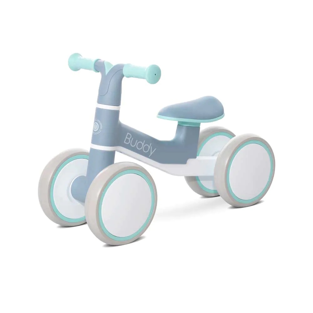 Bicicleta fara pedale cu 4 roti Lorelli Buddy Albastru - poza 1