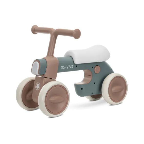 Bicicleta fara pedale cu 4 roti Lorelli Zig Zag Bej - poza 1