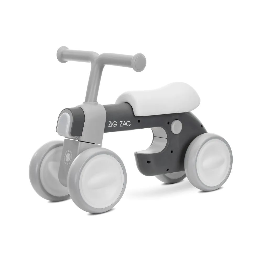 Bicicleta fara pedale cu 4 roti Lorelli Zig Zag Gri - poza 1