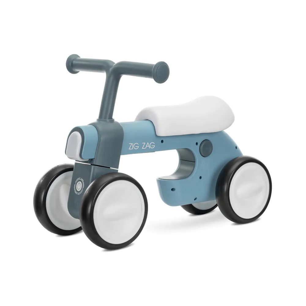 Bicicleta fara pedale cu 4 roti Lorelli Zig Zag Petrol - poza 1