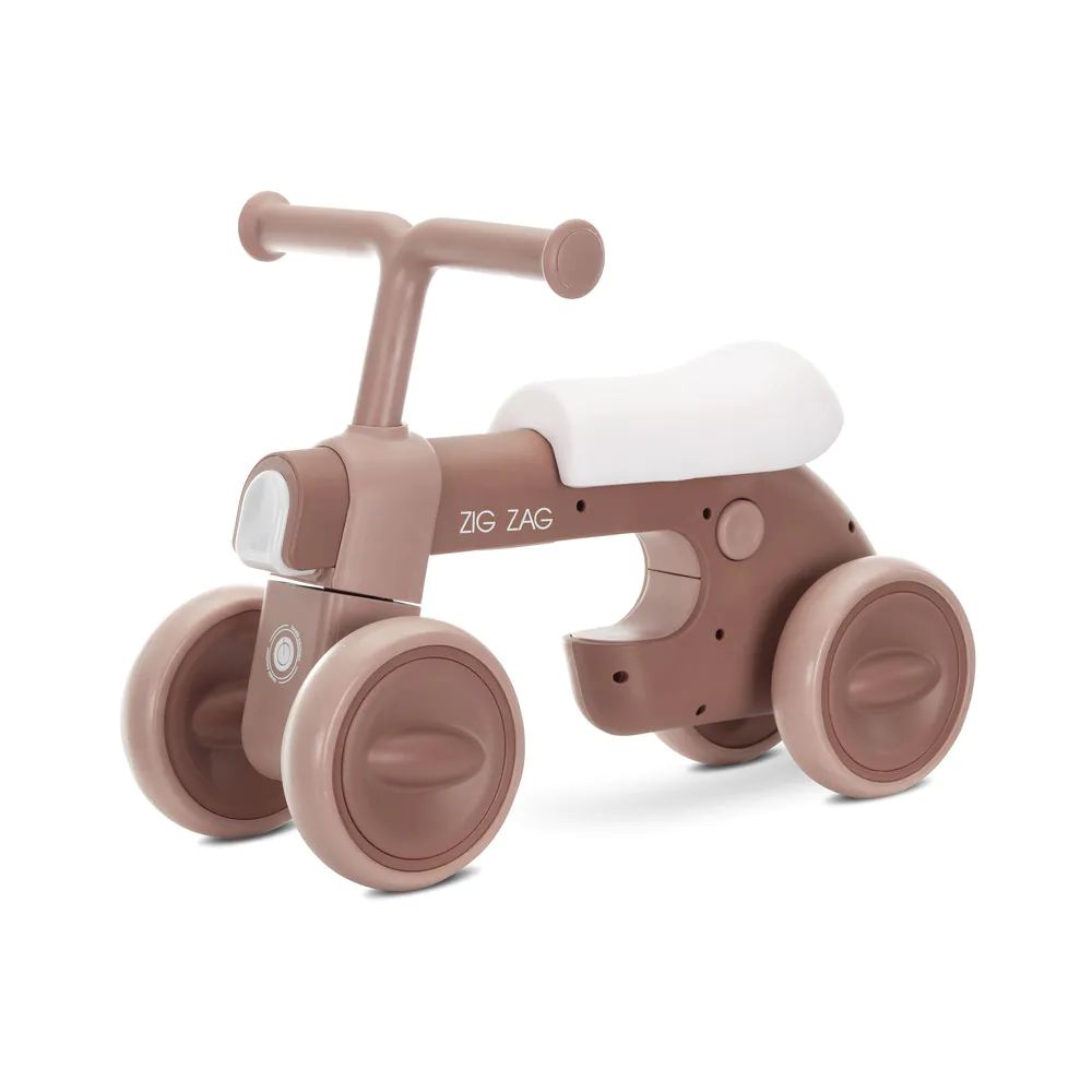 Bicicleta fara pedale cu 4 roti Lorelli Zig Zag Roz - poza 1