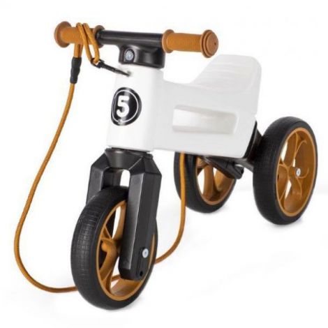 Bicicleta fara pedale Funny Wheels Rider SuperSport 2 in 1 Pearl - poza 1