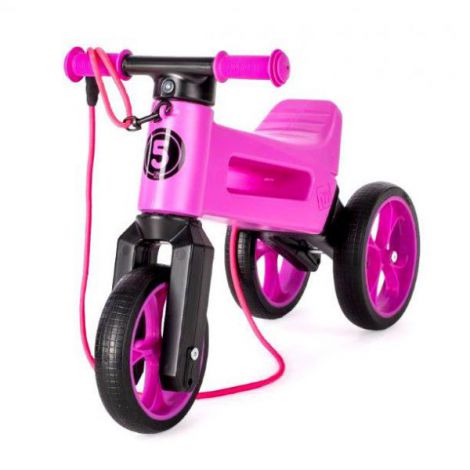 Bicicleta fara pedale Funny Wheels Rider SuperSport 2 in 1 Violet - poza 1