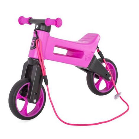 Bicicleta fara pedale Funny Wheels Rider SuperSport 2 in 1 Violet - poza 4