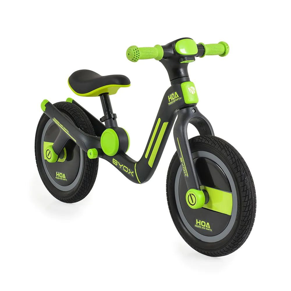 Bicicleta fara pedale Moni Byox 12 inch Harly Green - poza 1