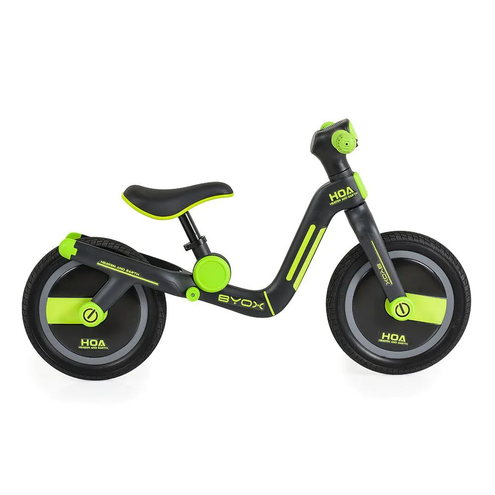 Bicicleta fara pedale Moni Byox 12 inch Harly Green - poza 2
