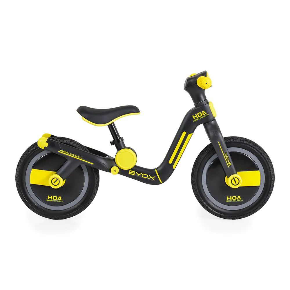 Bicicleta fara pedale Moni Byox 12 inch Harly Yellow - poza 2