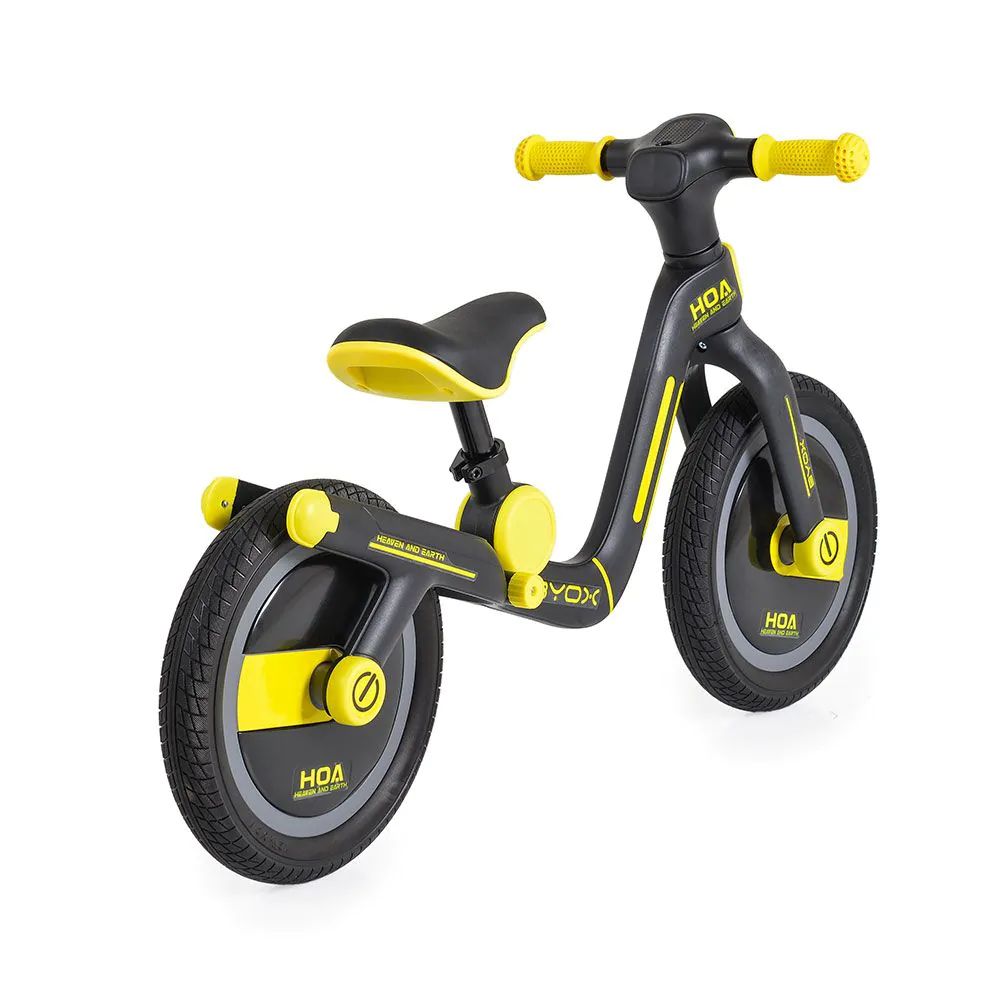 Bicicleta fara pedale Moni Byox 12 inch Harly Yellow - poza 3