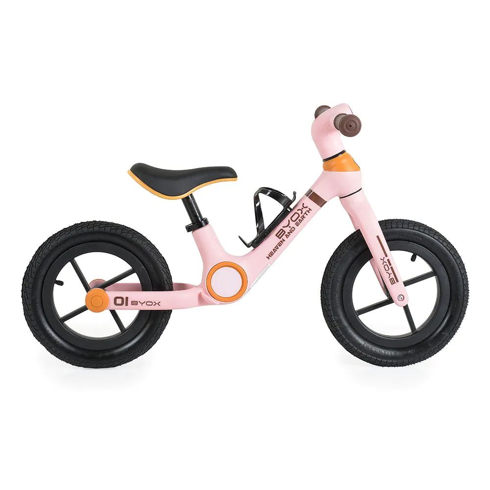 Bicicleta fara pedale Moni Byox 12 inch Orb Pink - poza 2