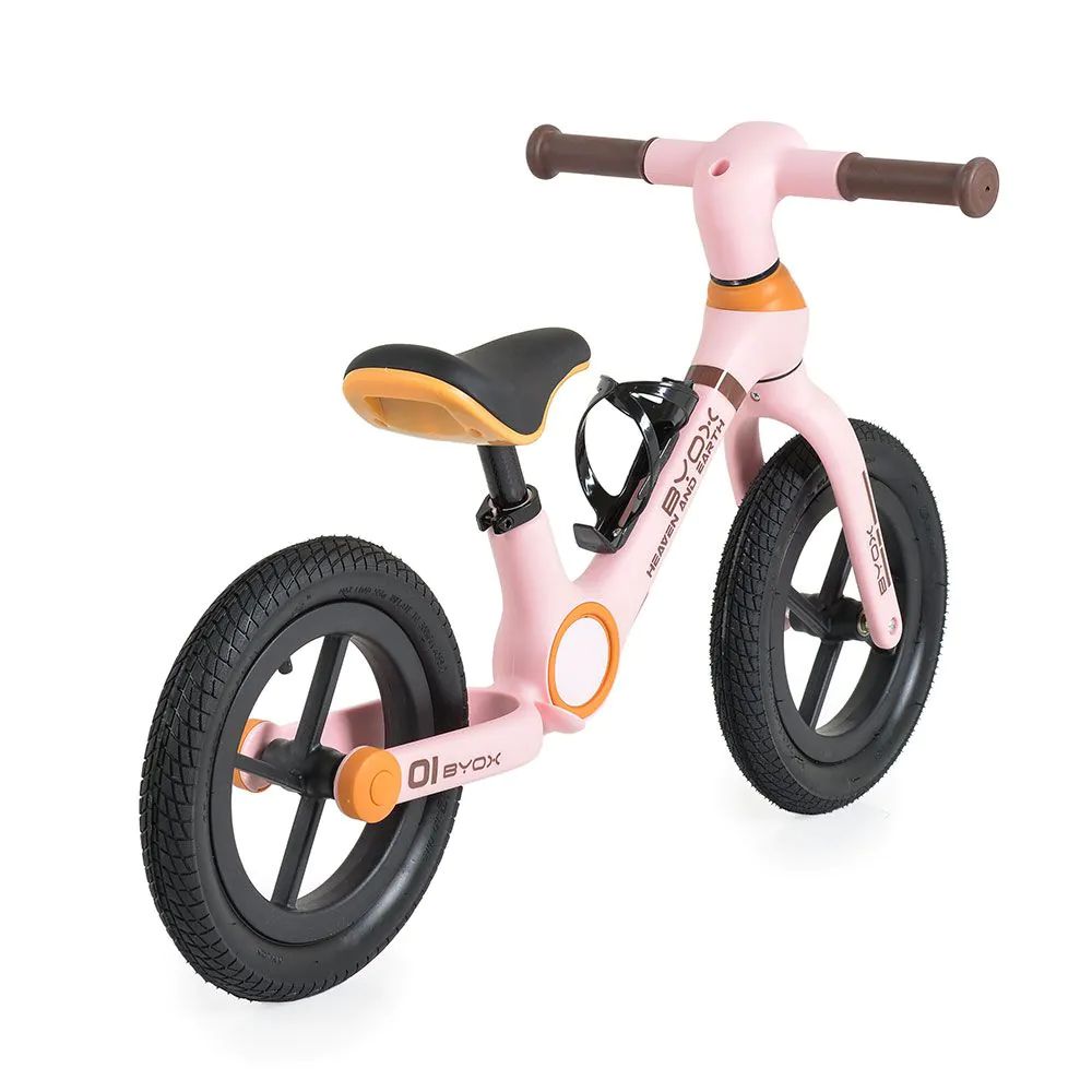 Bicicleta fara pedale Moni Byox 12 inch Orb Pink - poza 3