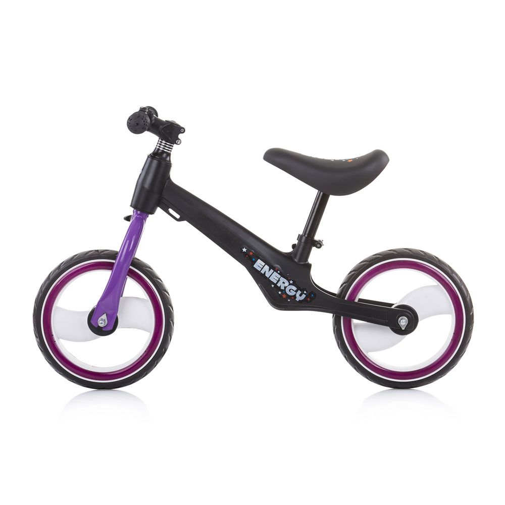 Bicicleta fara pedale pentru fete 12 inch Chipolino Energy Balancing Mov - poza 2