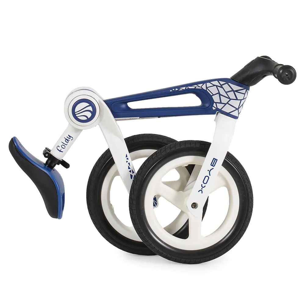 Bicicleta fara pedale pliabila Byox Foldy 12 inch Albastru - poza 2