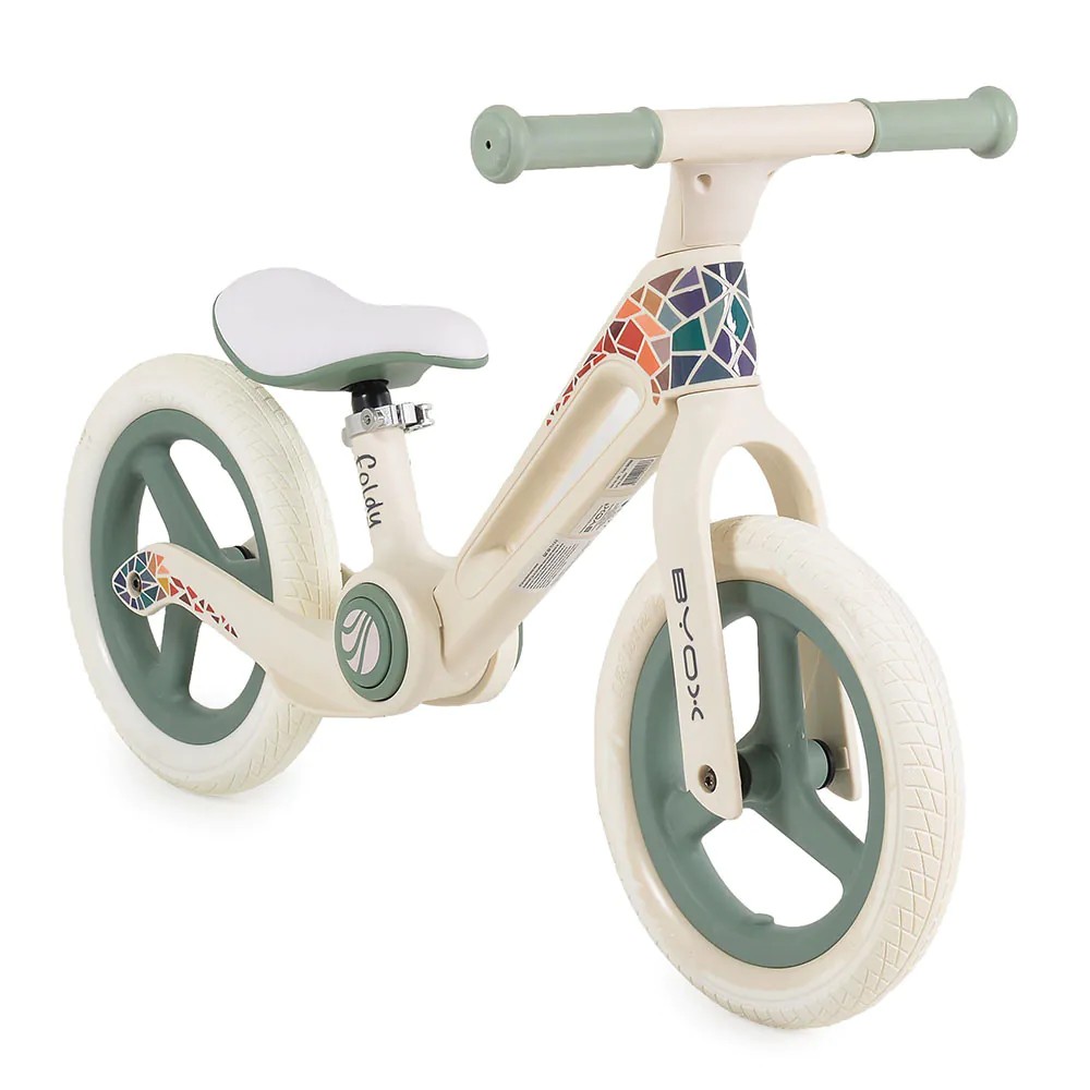 Bicicleta fara pedale pliabila Byox Foldy 12 inch Verde - poza 1