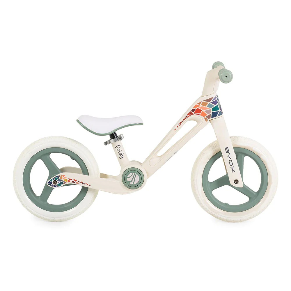 Bicicleta fara pedale pliabila Byox Foldy 12 inch Verde - poza 3