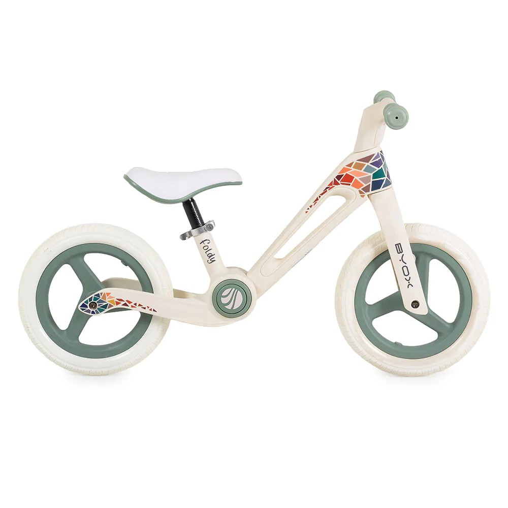 Bicicleta fara pedale pliabila Byox Foldy 12 inch Verde - poza 4