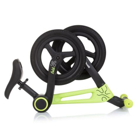 Bicicleta fara pedale pliabila Chipolino Fold X green - poza 3