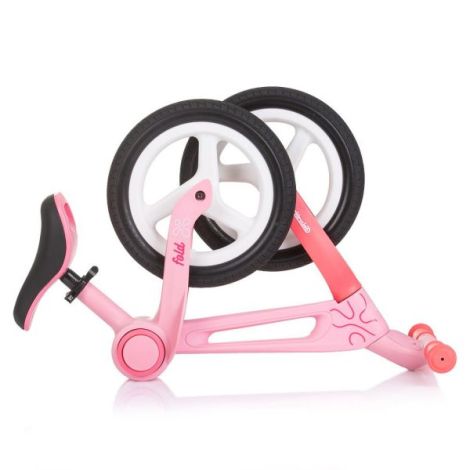 Bicicleta fara pedale pliabila Chipolino Fold X pink - poza 3
