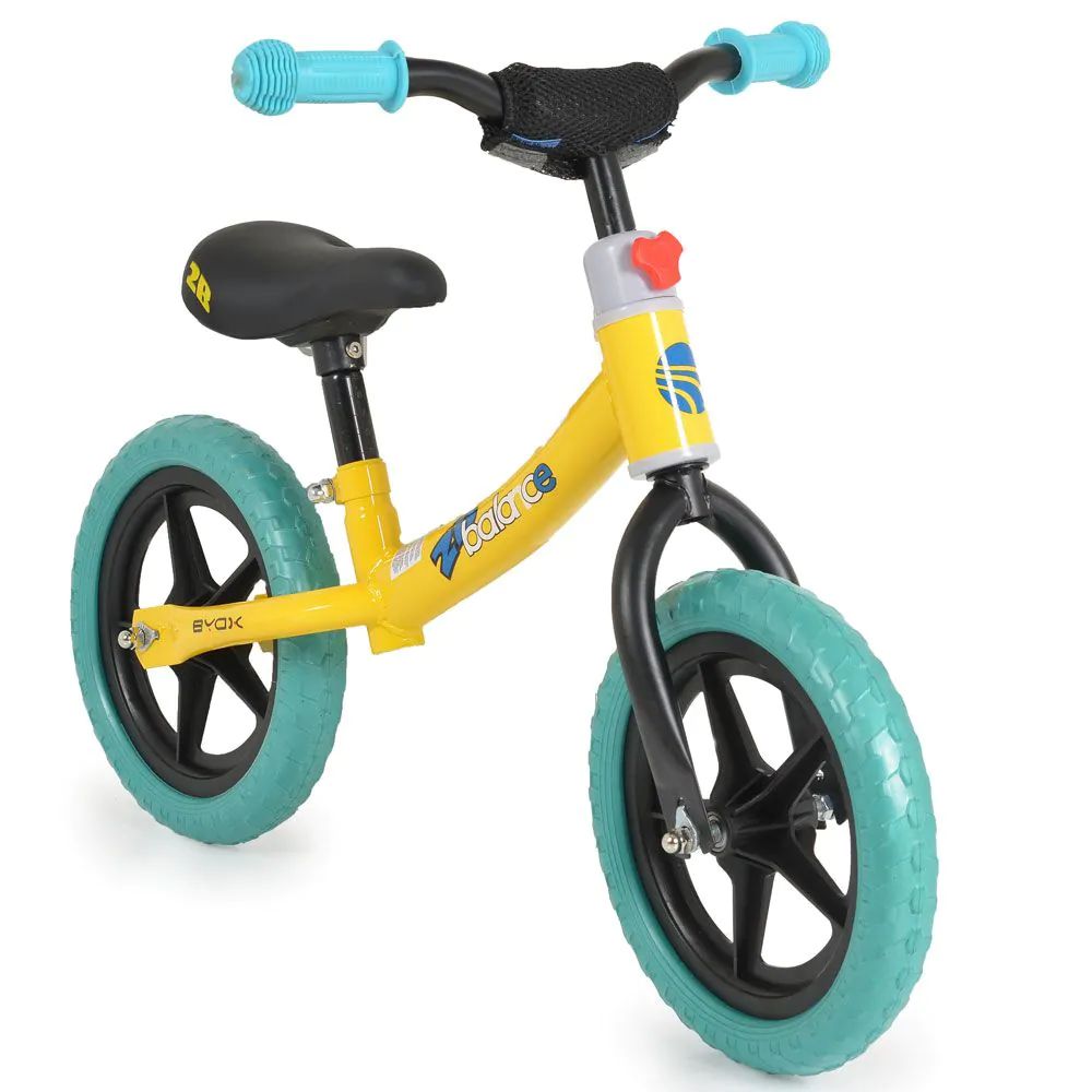 Bicicleta fara pedale unisex 12 inch Byox 2B Balanced galbena - poza 1